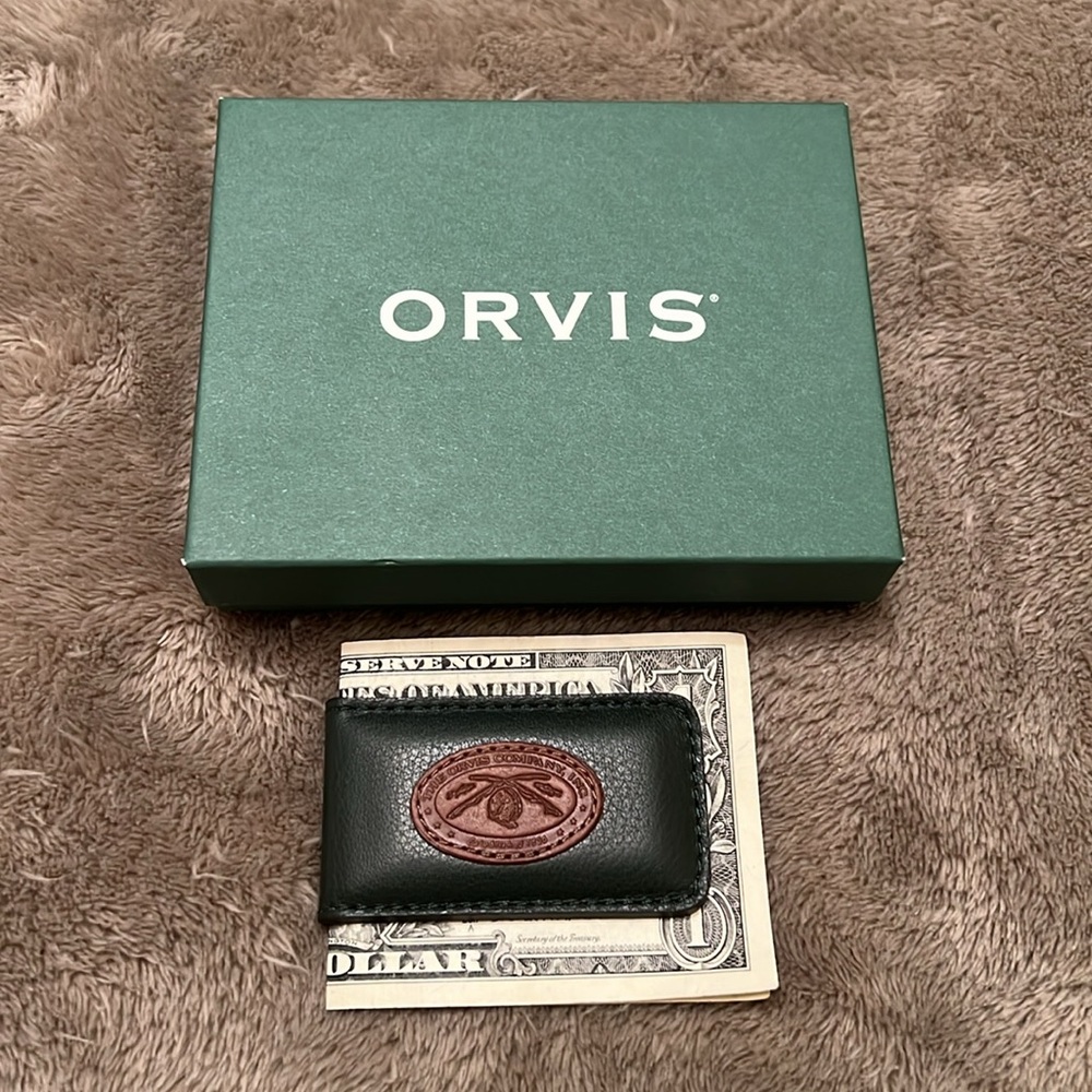 New ORVIS Limited Edition leather money.